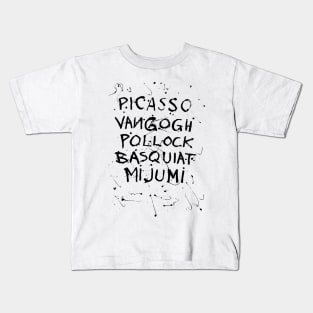 Artists Influencing Artists Kids T-Shirt